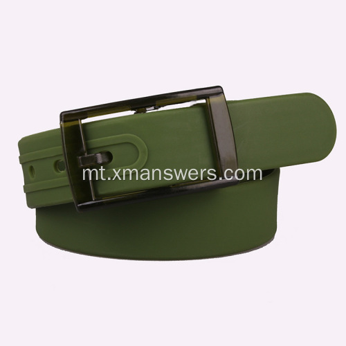 Custom Logo Fwieħa Fashion Silicone Ladies Belt